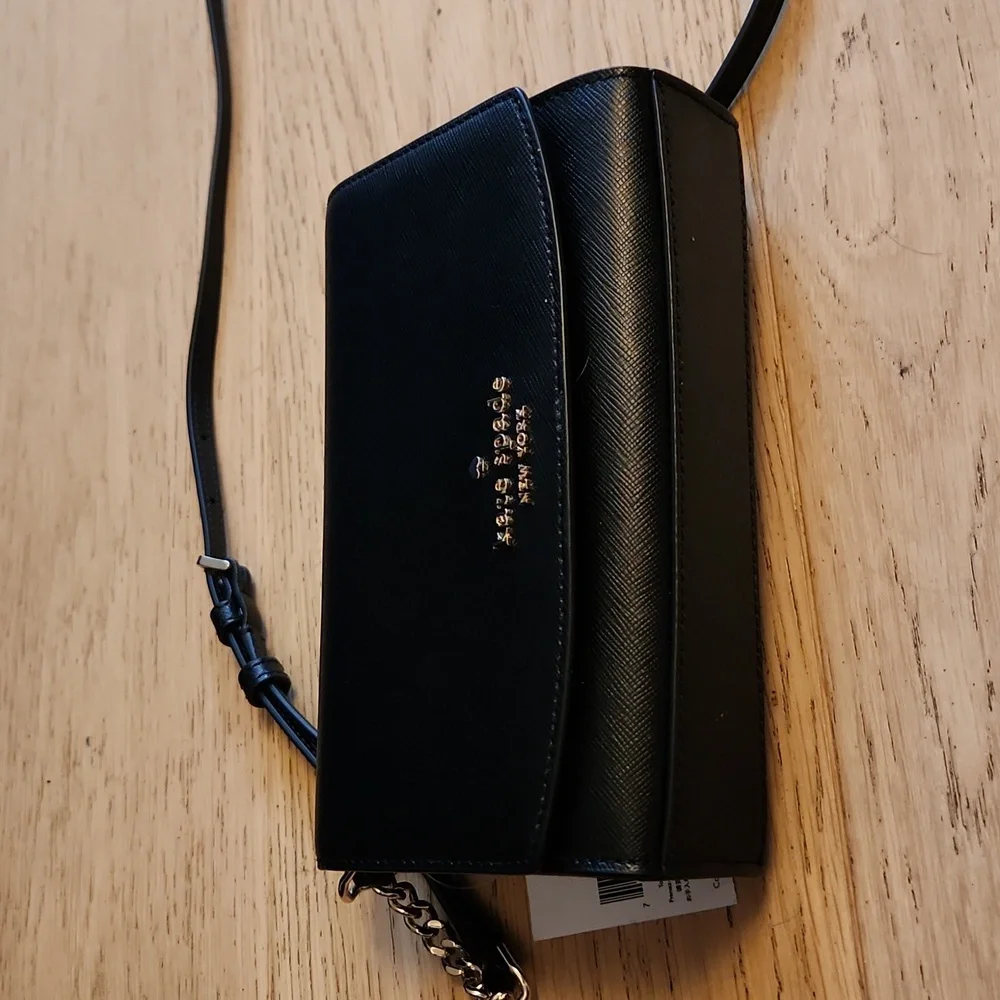 Kate Spade Staci Small Flap Crossbody Black